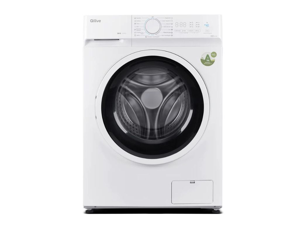 Máquina Lavar Roupa Qilive Q.6818 - Branco A 8kg