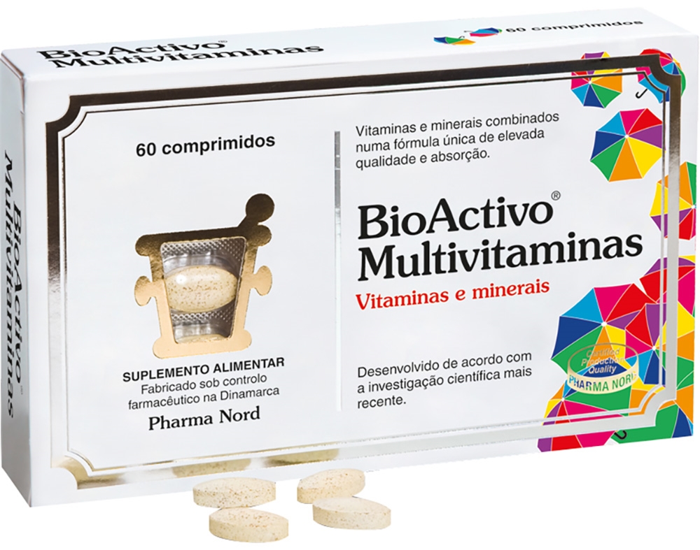 Suplemento Bioactivo Multivitaminas 60 Compridos Bioactivo