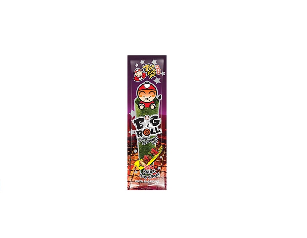 Rolo Alga Grelhada Taokaenoi Sabor Bbq 3g Taokaenoi