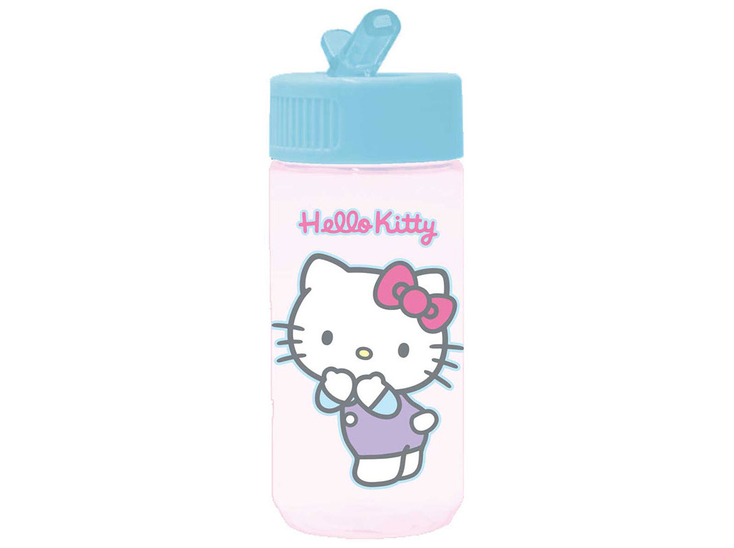 Garrafa água hello kitty 0.45l