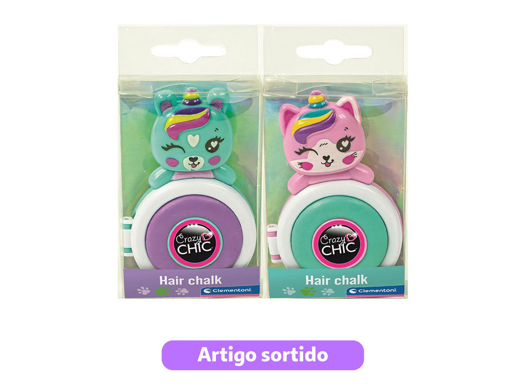 Hair chalk crazy chic clementoni fantasy modelos sortidos