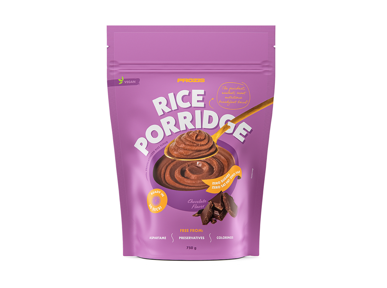 Papas Arroz Prozis Chocolate 750g Prozis
