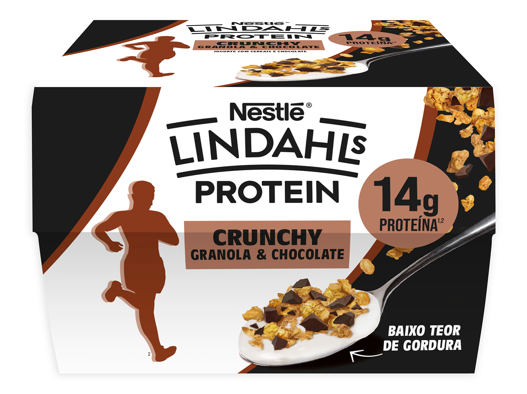 Iogurte Sólido Lindahls Spli Gran Choco 2x127g