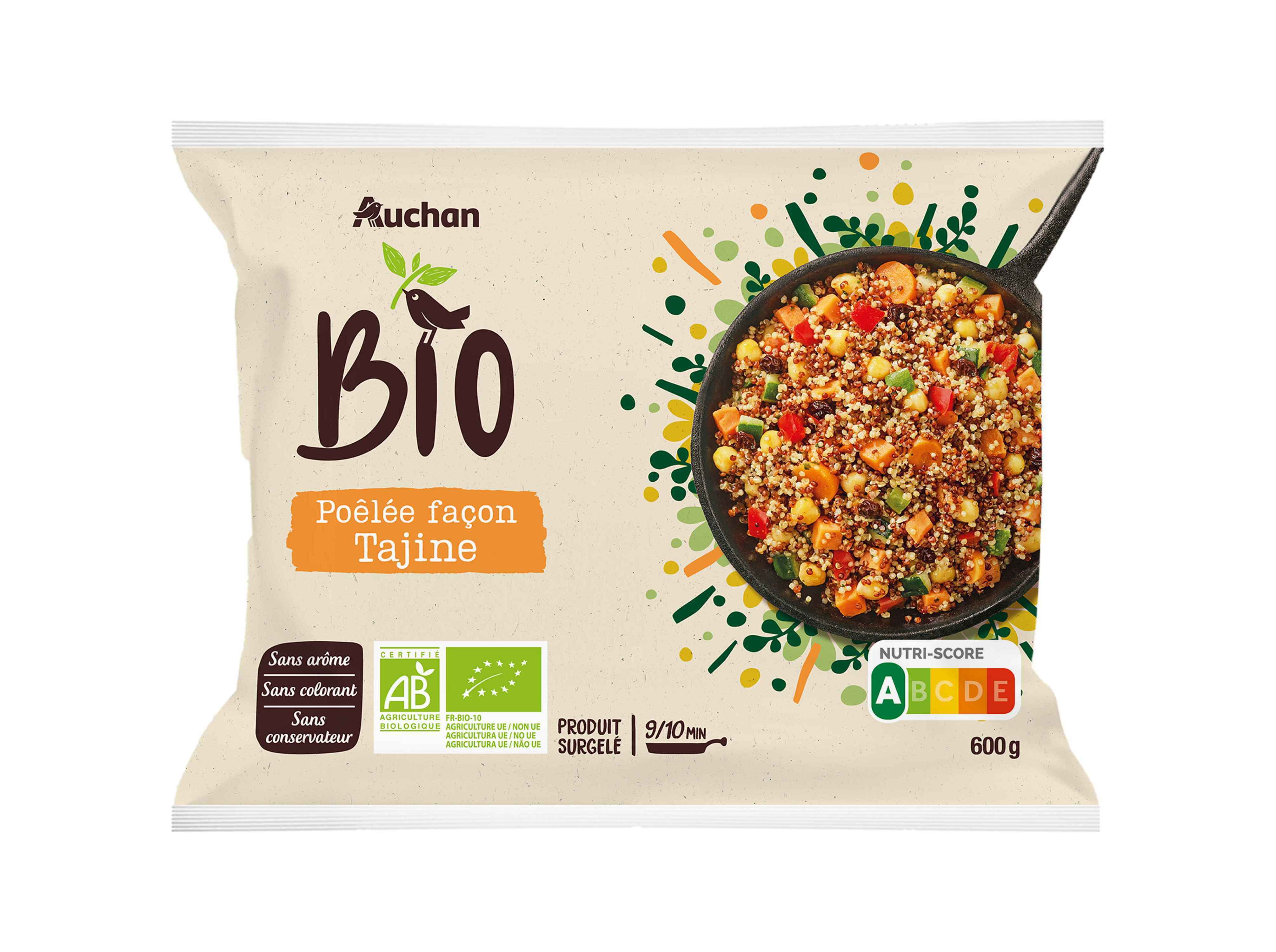 Salteado De Legumes Auchan Bio Tajine 600g Auchan Bio