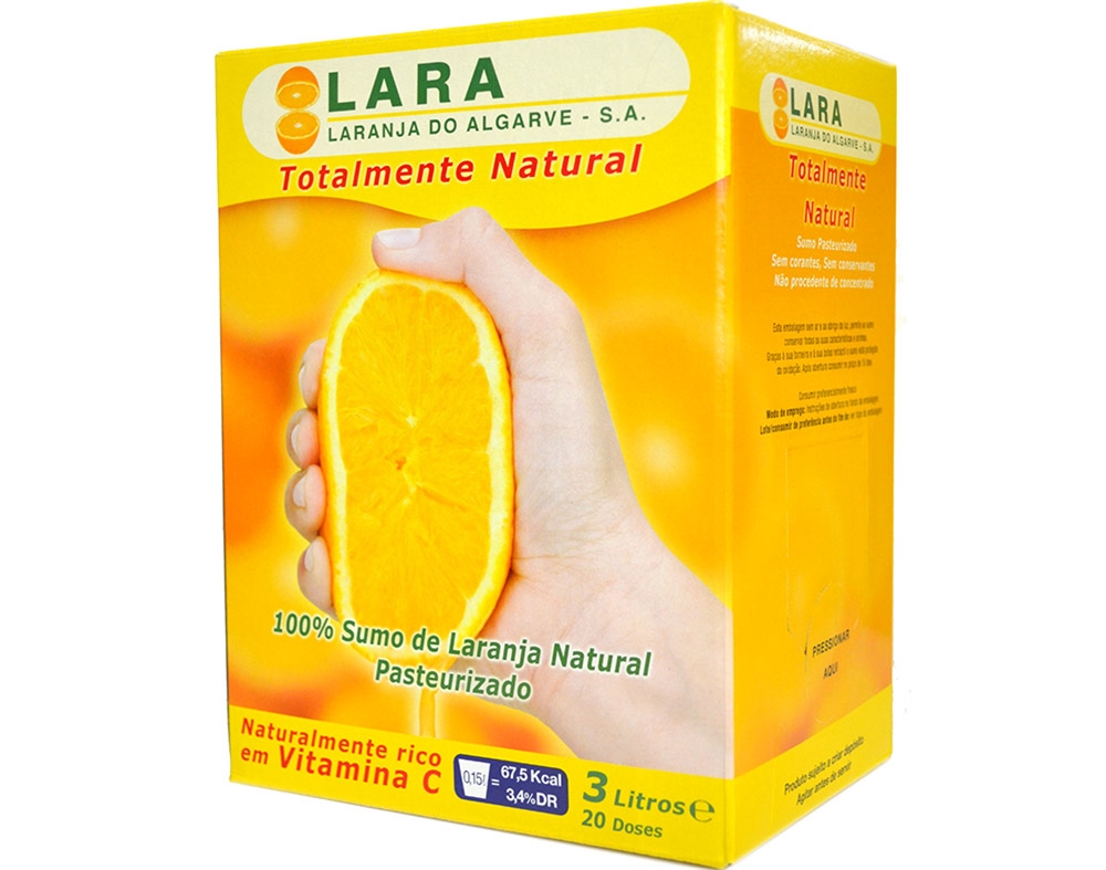 Sumo Lara Laranja Do Algarve 3l Lara