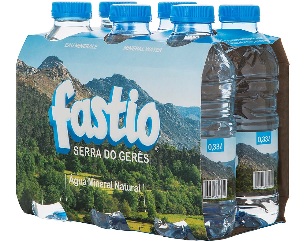 Água fastio 6x0.33l