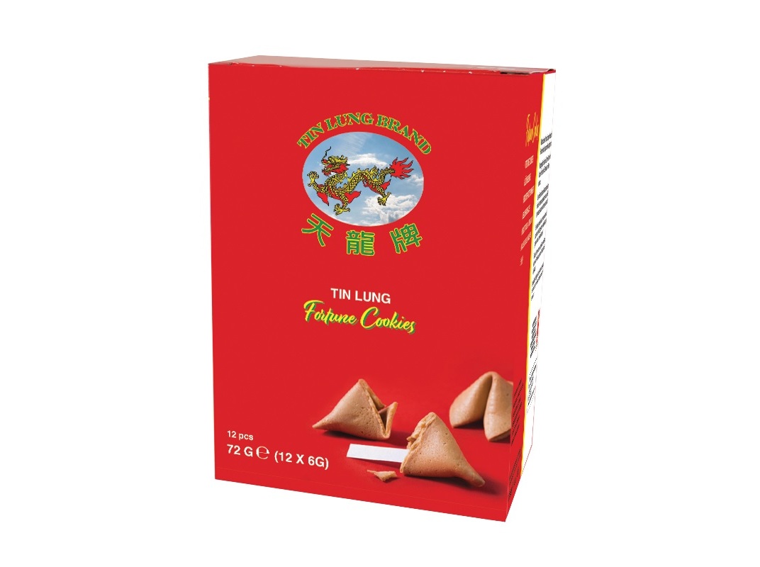 Biscoitos Da Sorte Tin Lung 12 Unid 72g Tin Lung