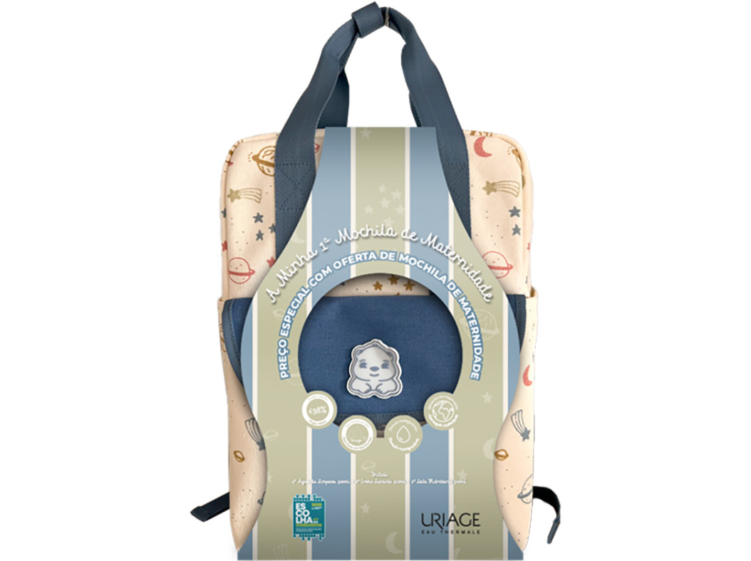 Mochila uriage maternidade 2025 3x500ml