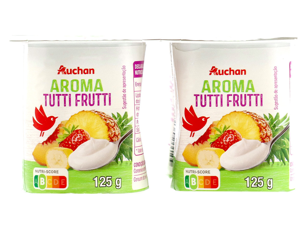 Iogurte Auchan Aroma Tutti Frutti 4x125g Auchan