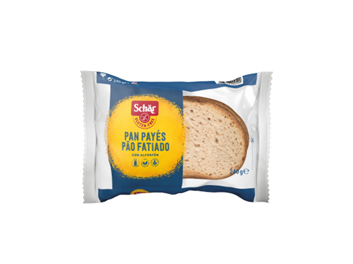 Pão fatiado payés schar sem gluten 240g