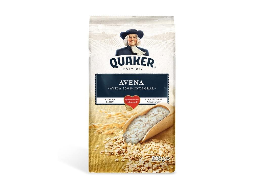 Aveia quaker natural 500g