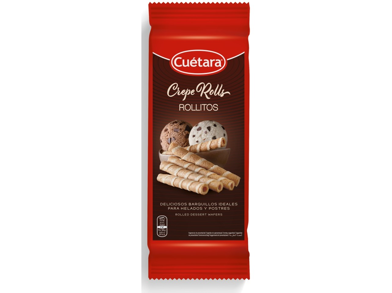 Bolachas Cuétara Crepe Rolls 225g Cuétara