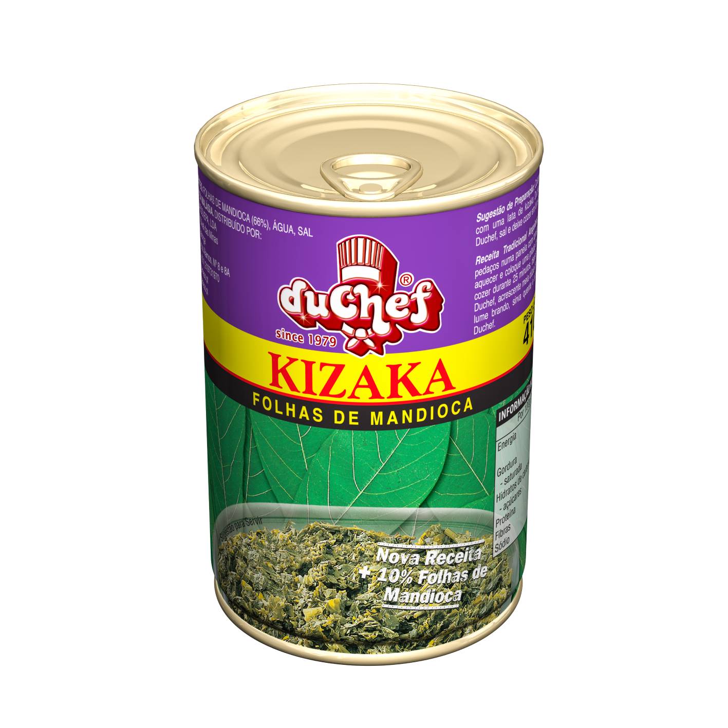 Folhas De Mandioca Kizaka 410(321) G Duchef Kizaka