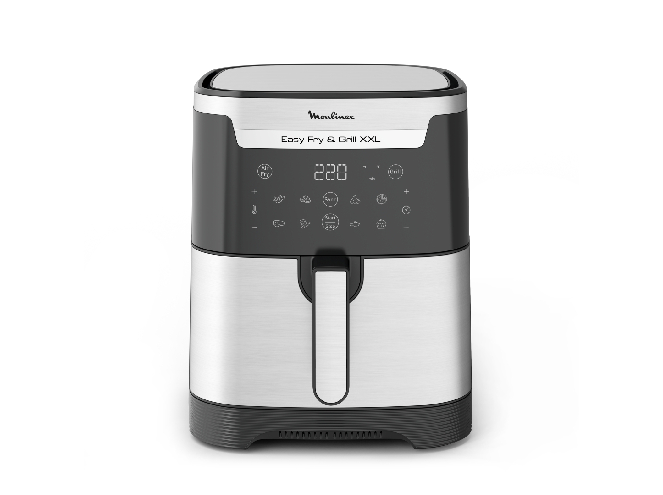 Fritadeira sem óleo moulinex ez801d10 easy fry & grill xxl - 6.5l