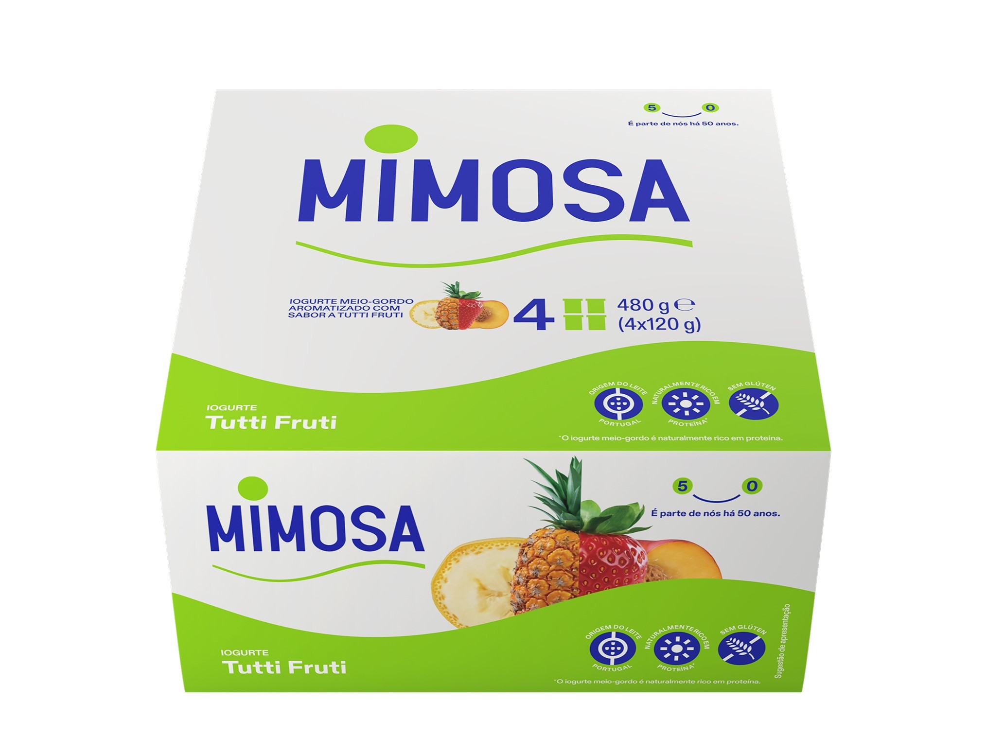 Iogurte Mimosa Aroma Tutti Fruti 4x120g Mimosa