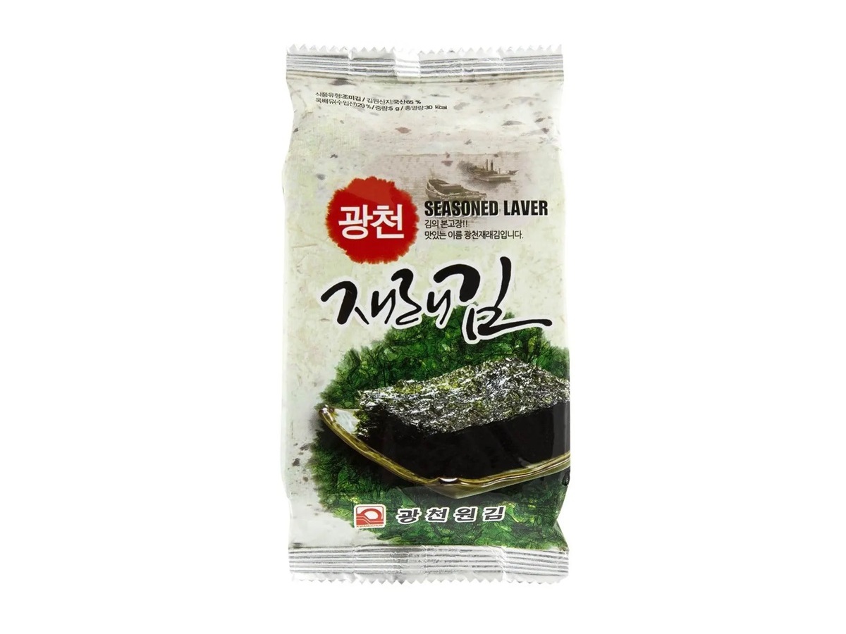 Snack De Alga Kwangcheon Temperada 5g