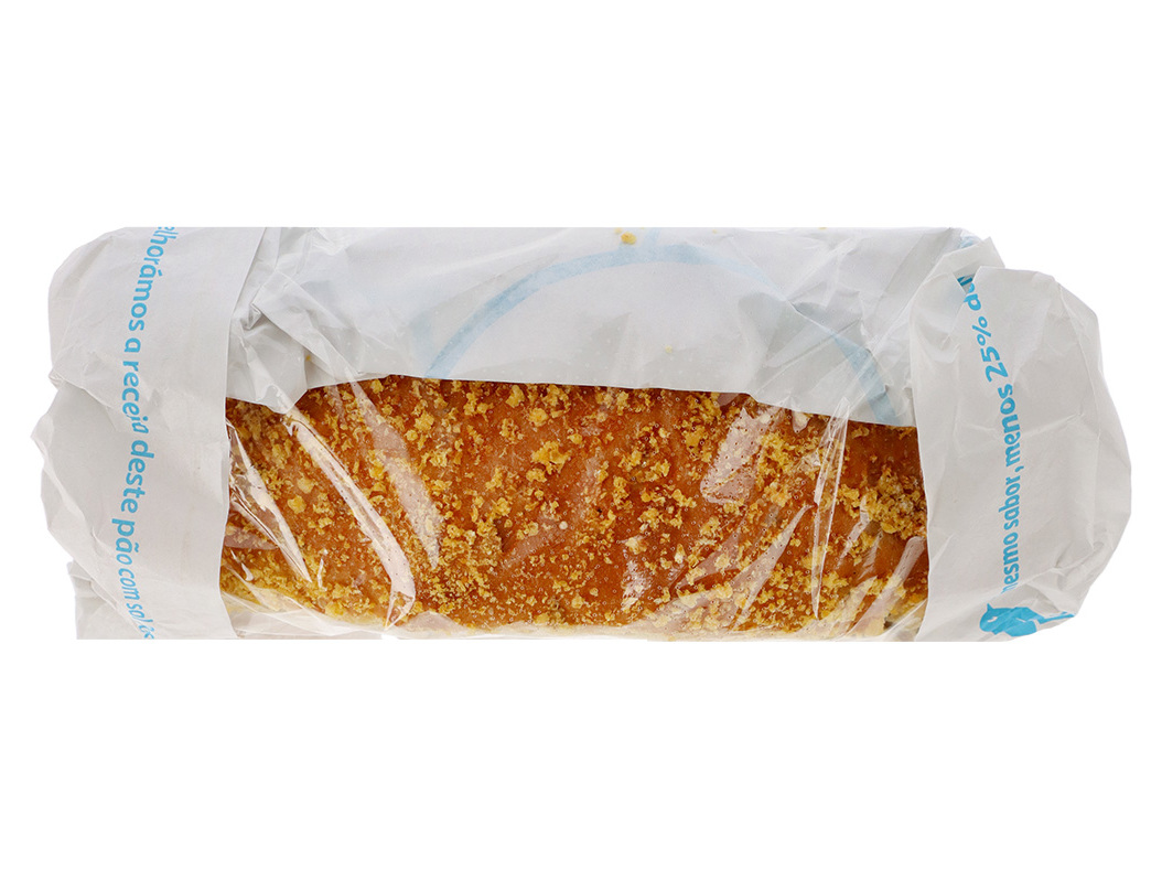 Pão De Milho Com Girassol -25% Sal Produção Própria 400g Auchan