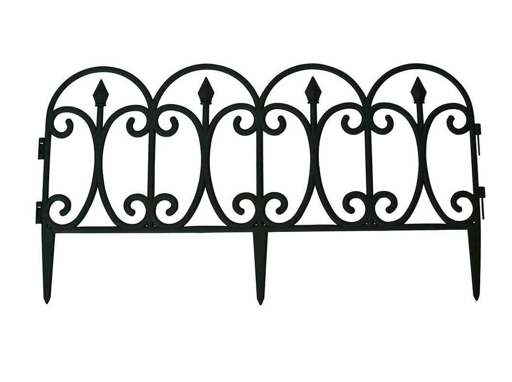 Cerca polipropilen gardenstar preto 58x32.5cm