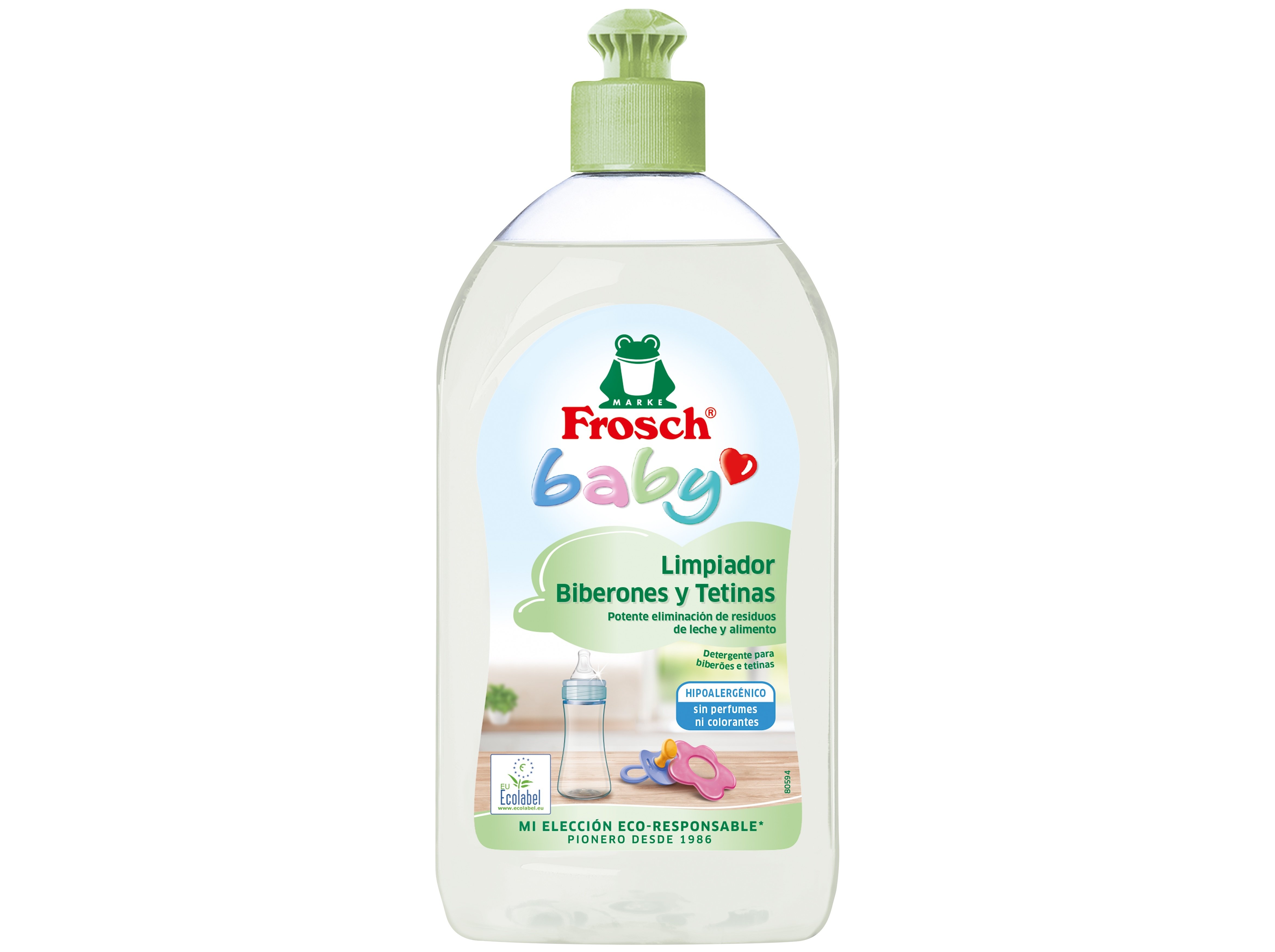 Detergente loiça manual frosch biberões e tetinas 500ml