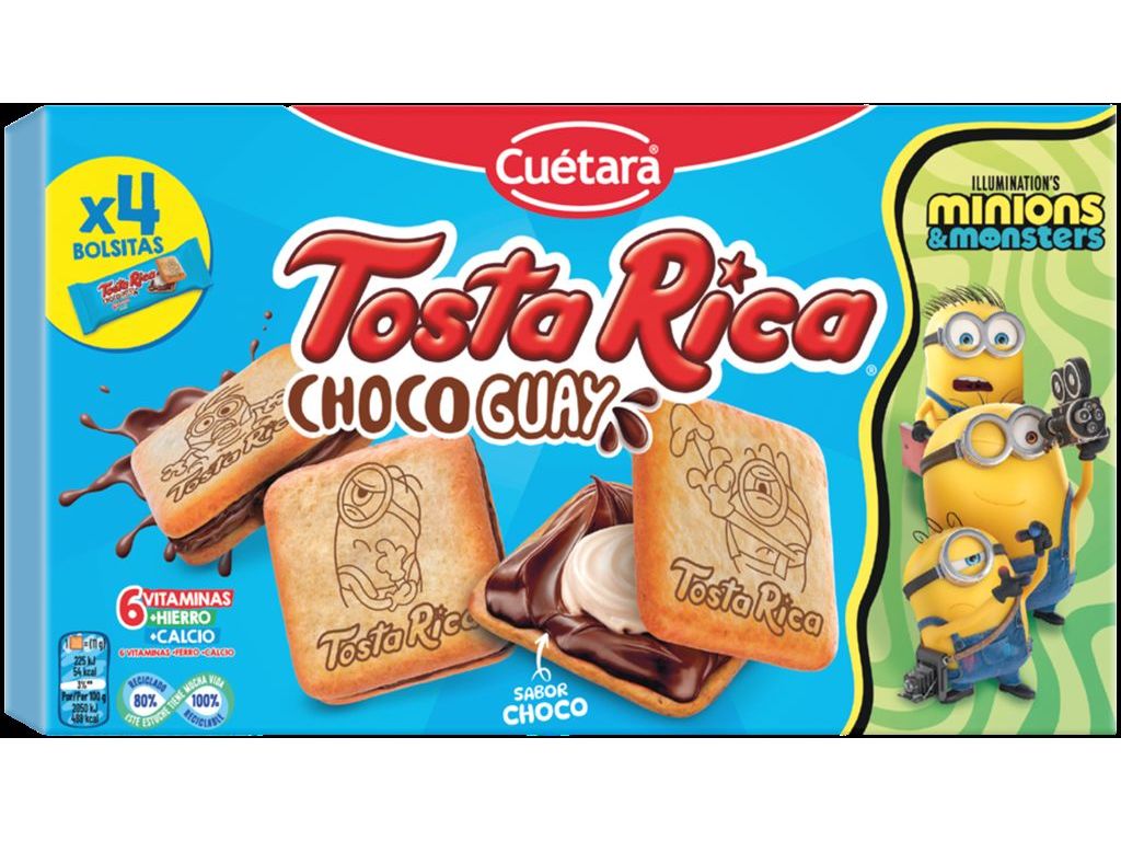 Bolacha Cuétara Tosta Rica Choco Guay 168g Cuétara