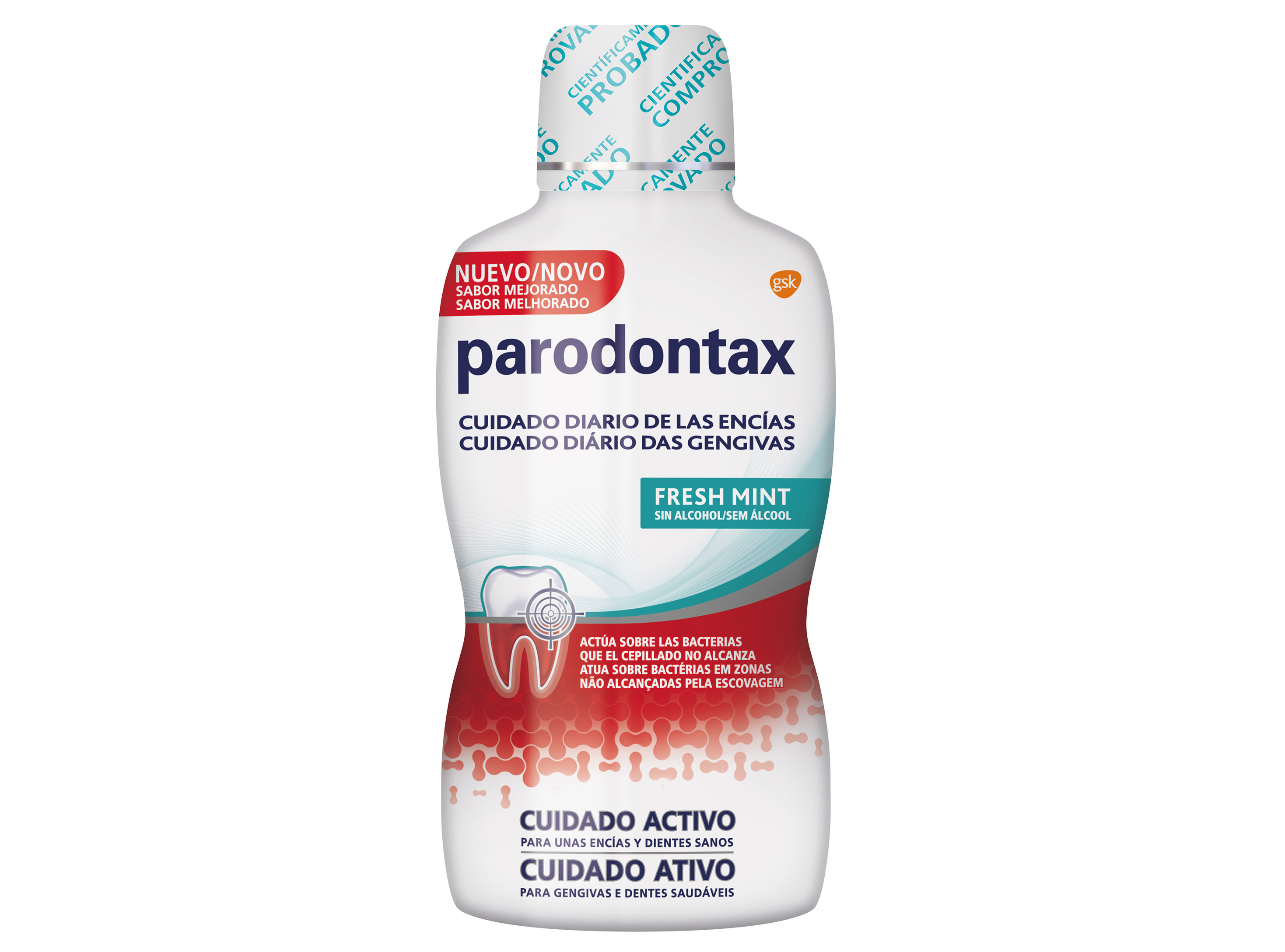 Elixir Menta Suave Parodontax 500ml