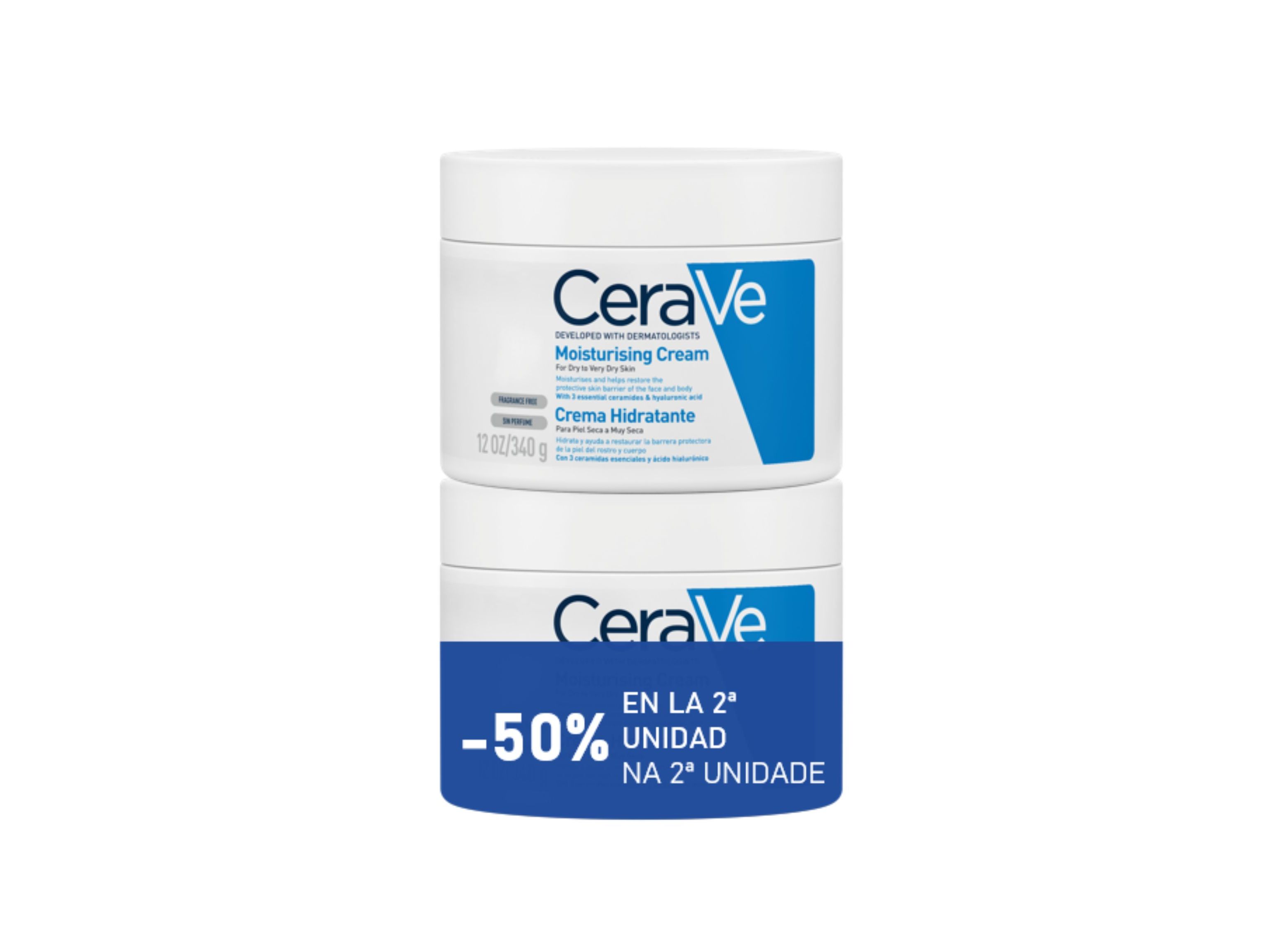 Creme cerave hidratante 2x340g