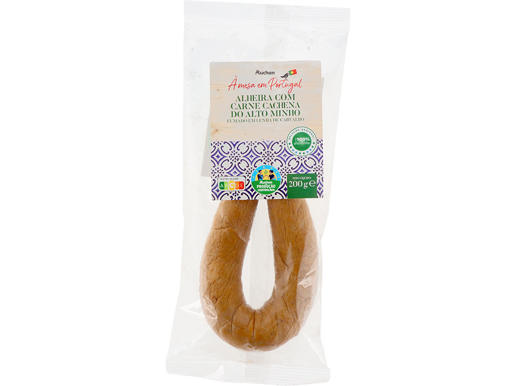 Alheira Com Carne Cachena Auchan À Mesa Em Portugal Cultivamos O Bom Alto Minho 200 G Auchan