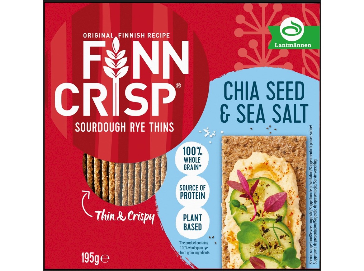 Tostas Finn Crisp Chia & Sal 195g