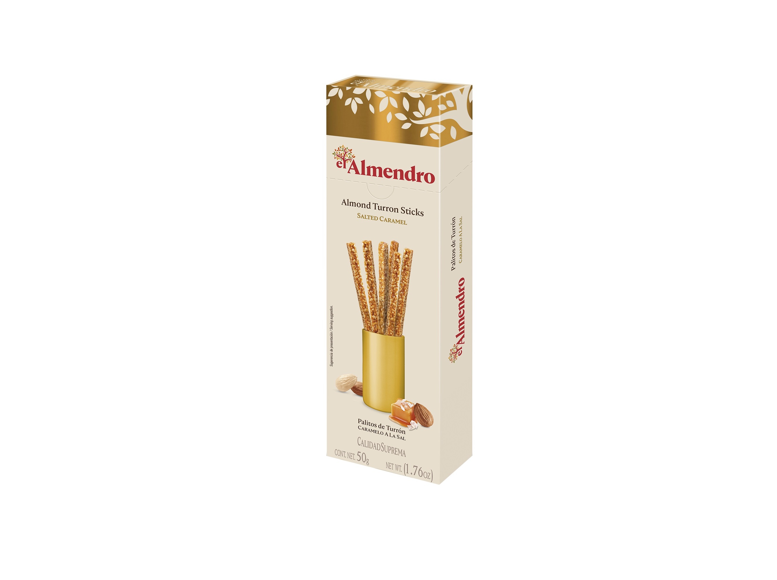 Palitos De Torrão El Almendro Caramelo 50g