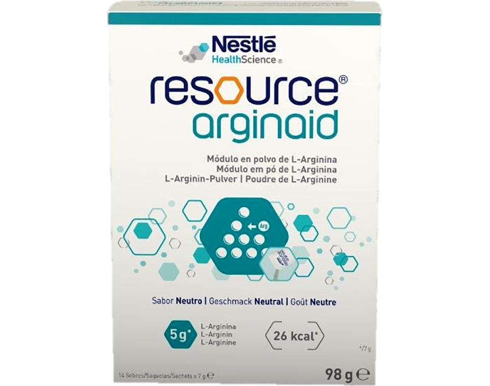 Alimento Dietético Resource Arginaid Sabor Neutro 14x7g Resource