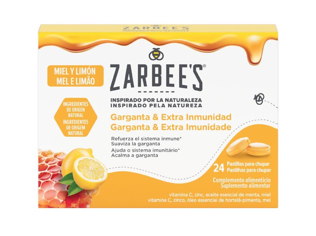 Pastilhas Zarbees Mel Limão 24un
