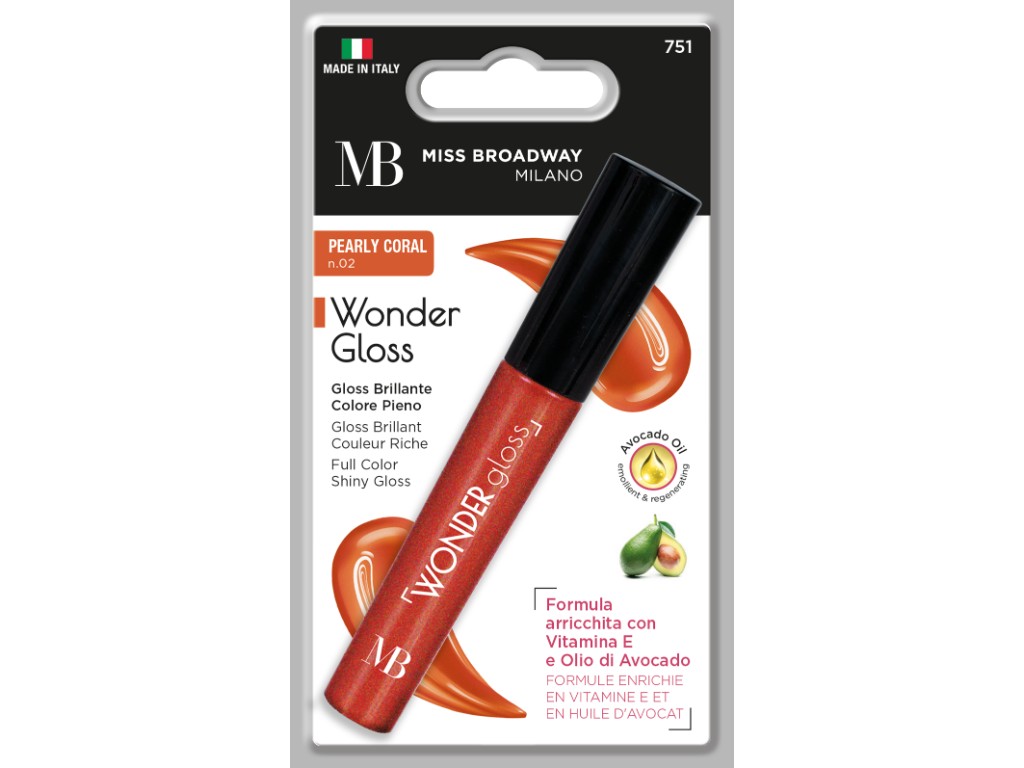 Batom mb milano gloss pearly coral un