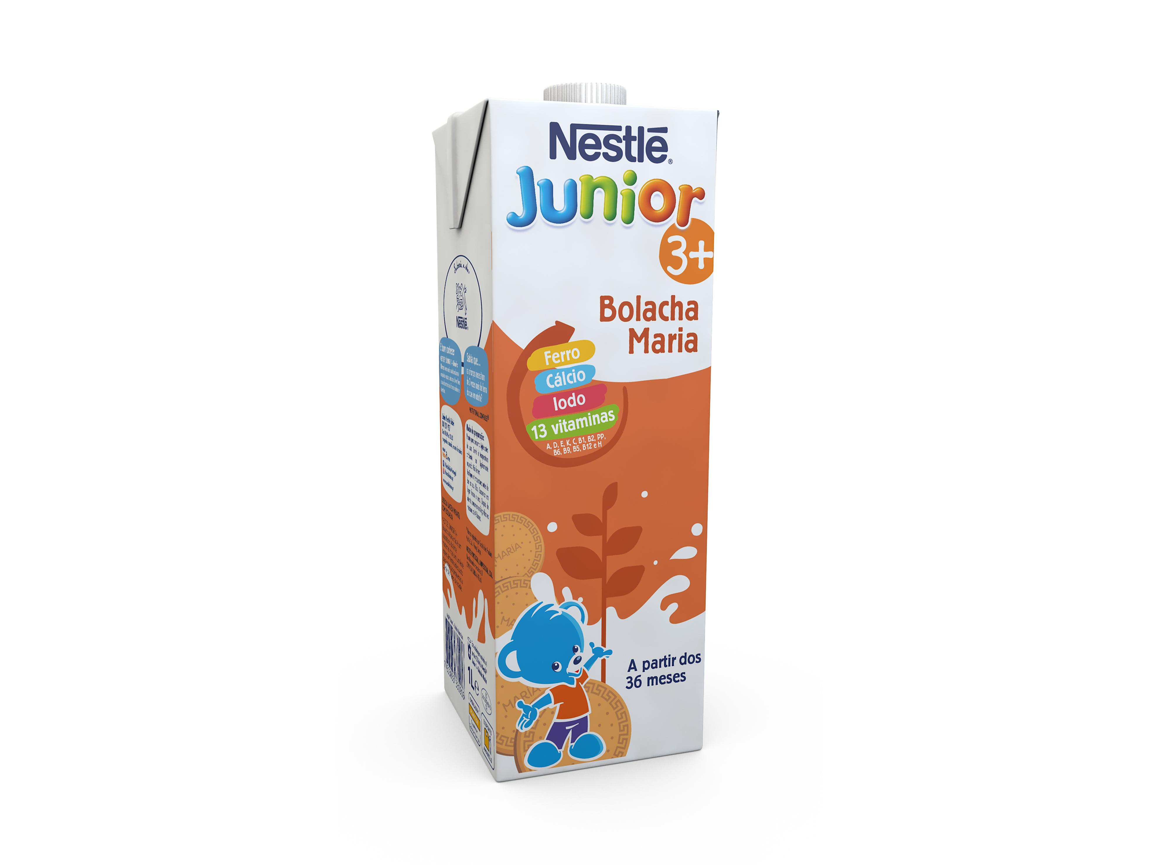 Bebida Láctea com sabor a Bolacha Maria Junior +3 Nestlé Junior Nestlé Junior