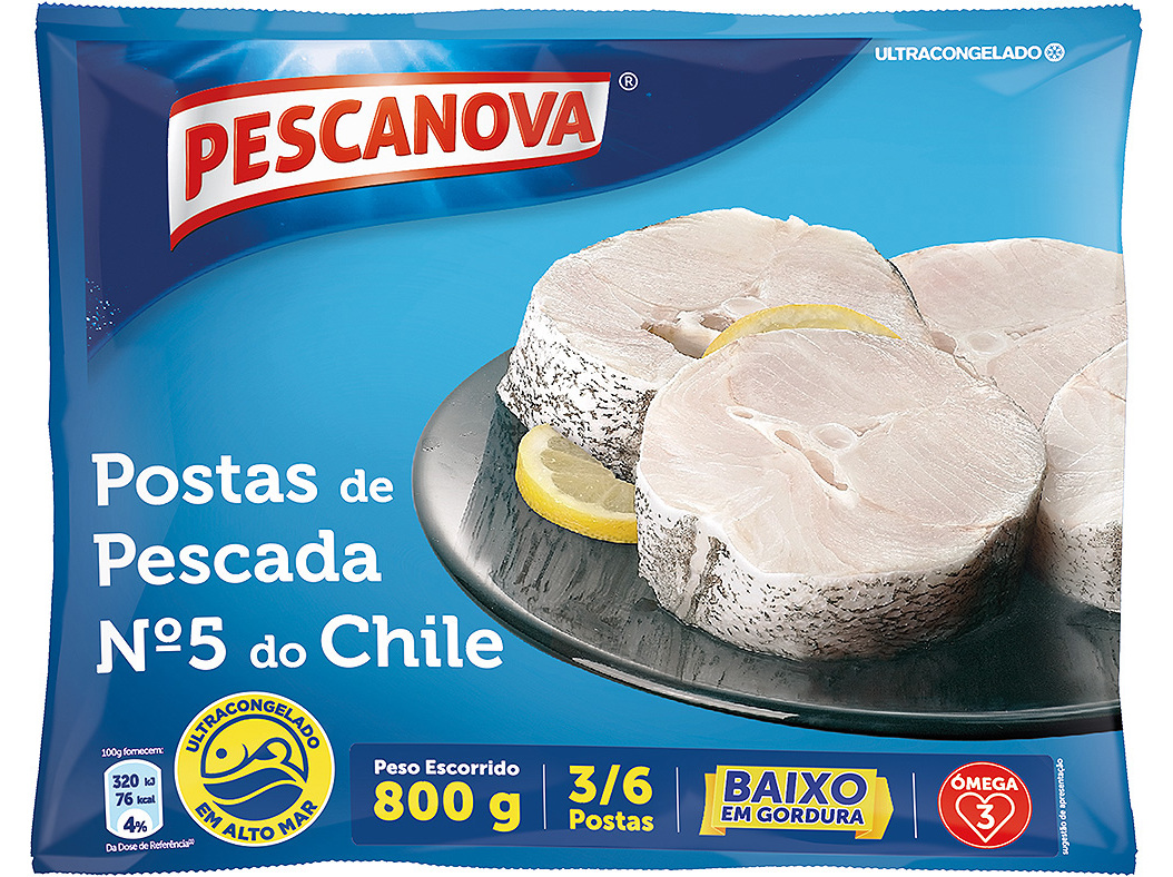 Posta Pescanova Pescada Nº5 Para Cozer 800g Pescanova