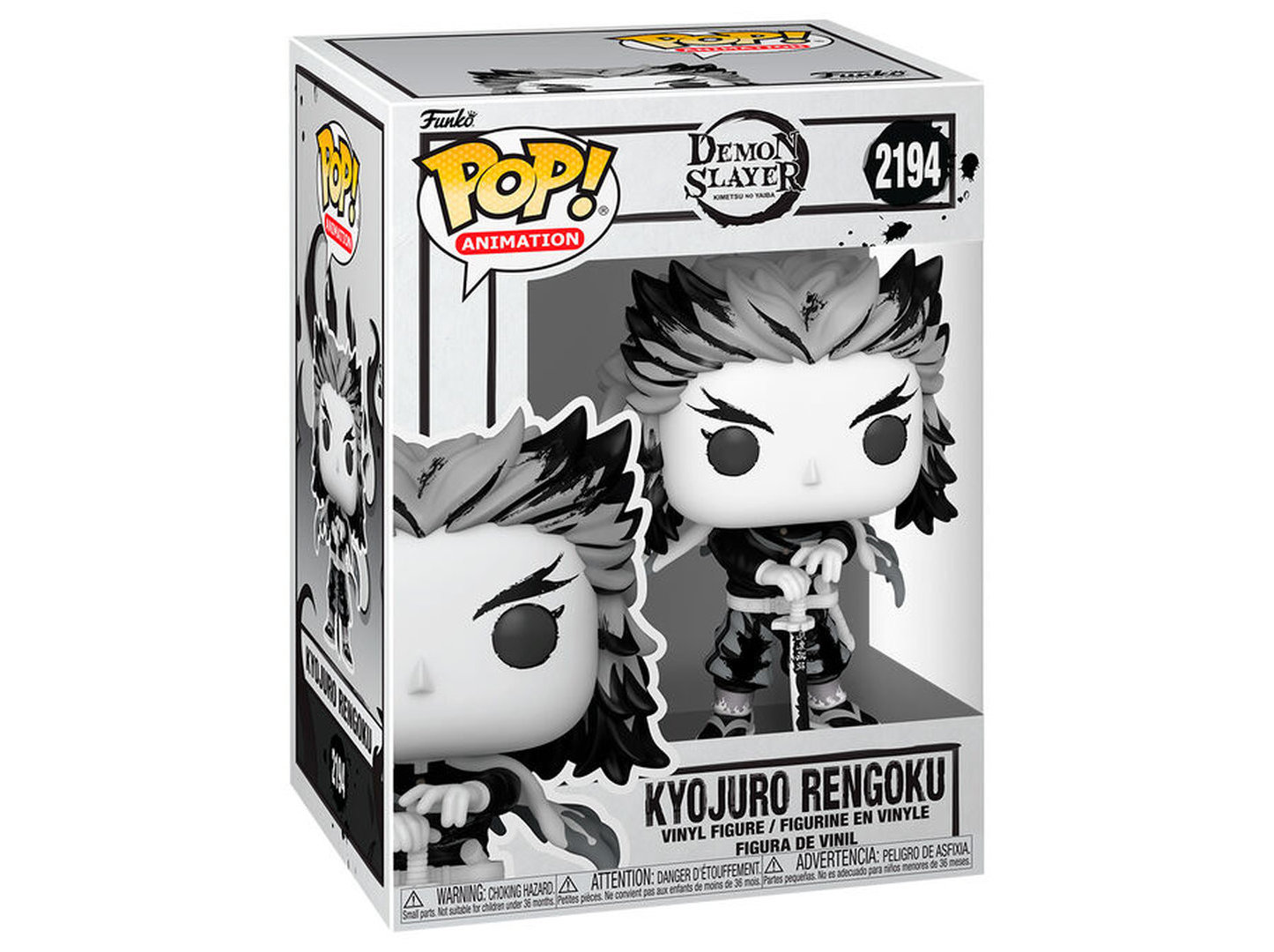 Figura pop! funko ds- rengoku(sumi-ink)