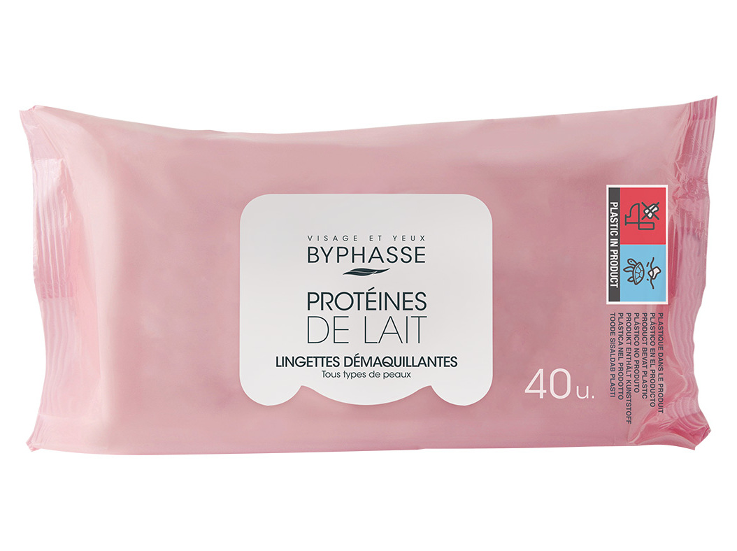 Toalhitas byphasse proteinas leite 40 un