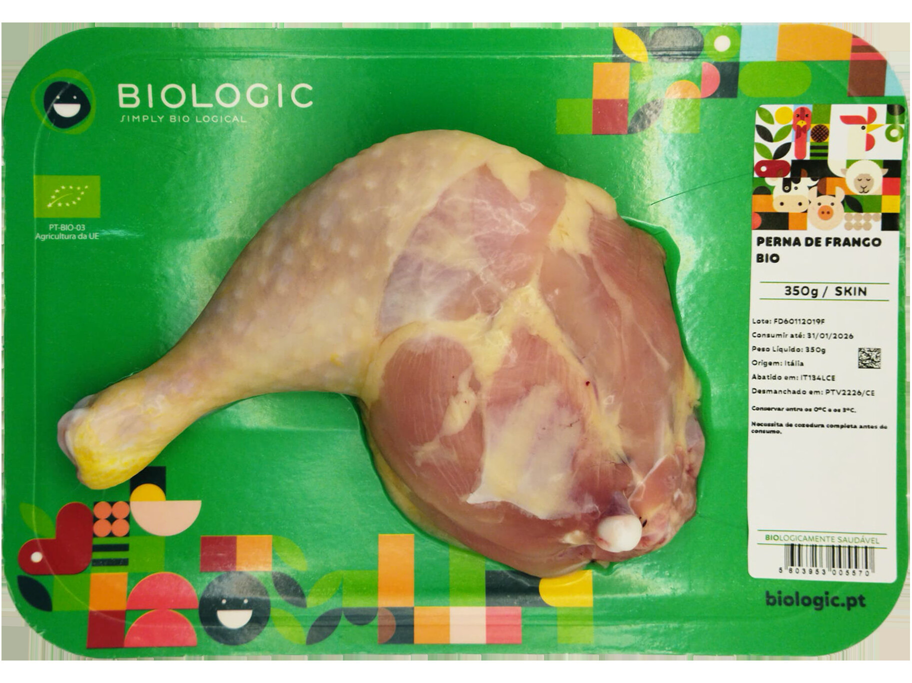 Perna frango biologic bio 350 g