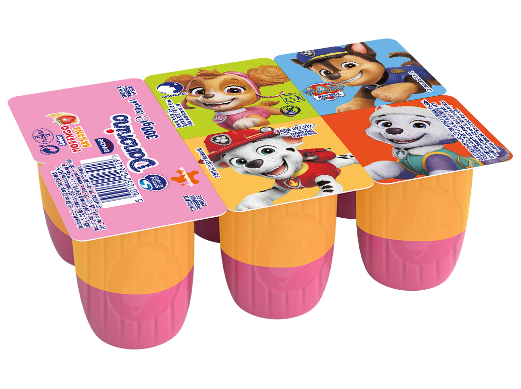 Iogurte danonino petit morango e banana 6x50g