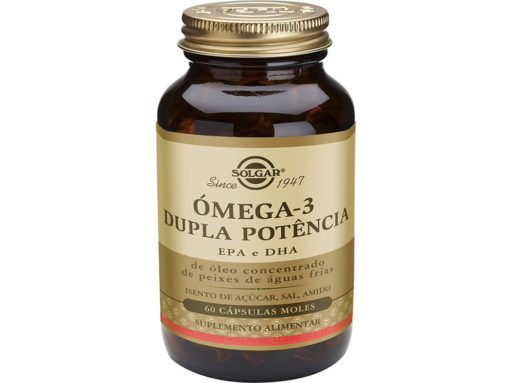 Suplemento Solgar Omega 3 Dupla Potência 60 Capsulas Solgar
