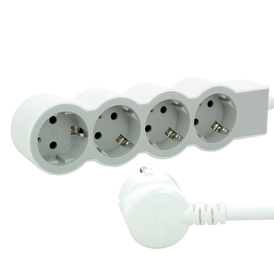 Bloco legrand branco/cinza