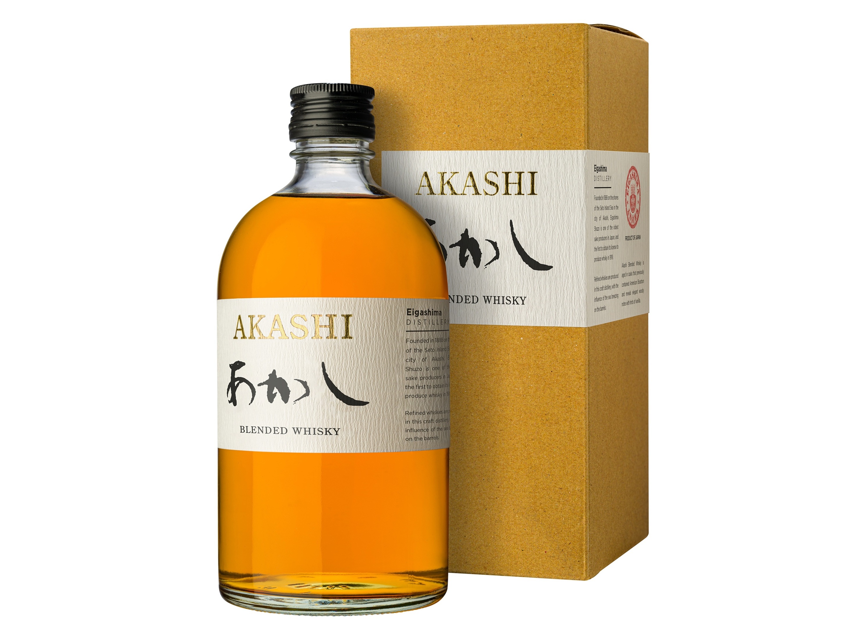 Whisky Novo Akashi Blend Japão 0.5l Akashi