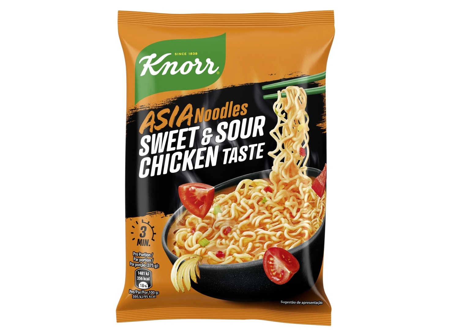 Massa Asia Noodles Knorr Agridoce 75g Knorr