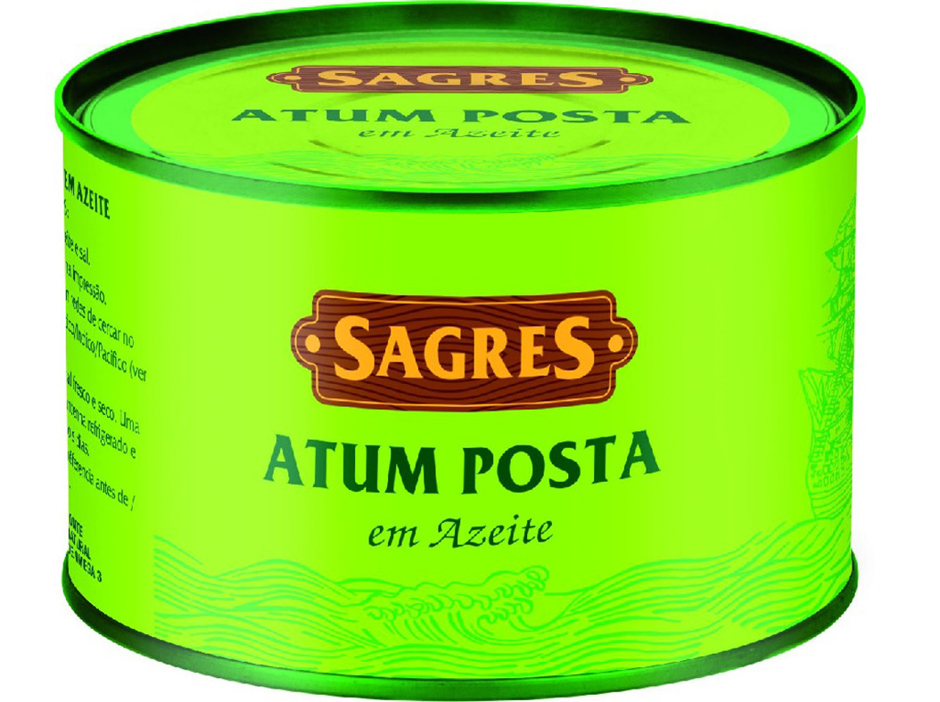 Atum Posta Sagres Em Azeite 385(250)g Sagres