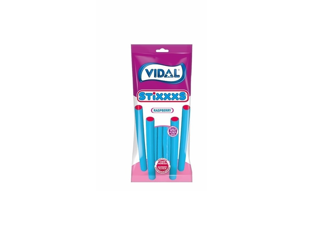 Gomas Vidal Stixxxs Framboesa 90g Vidal