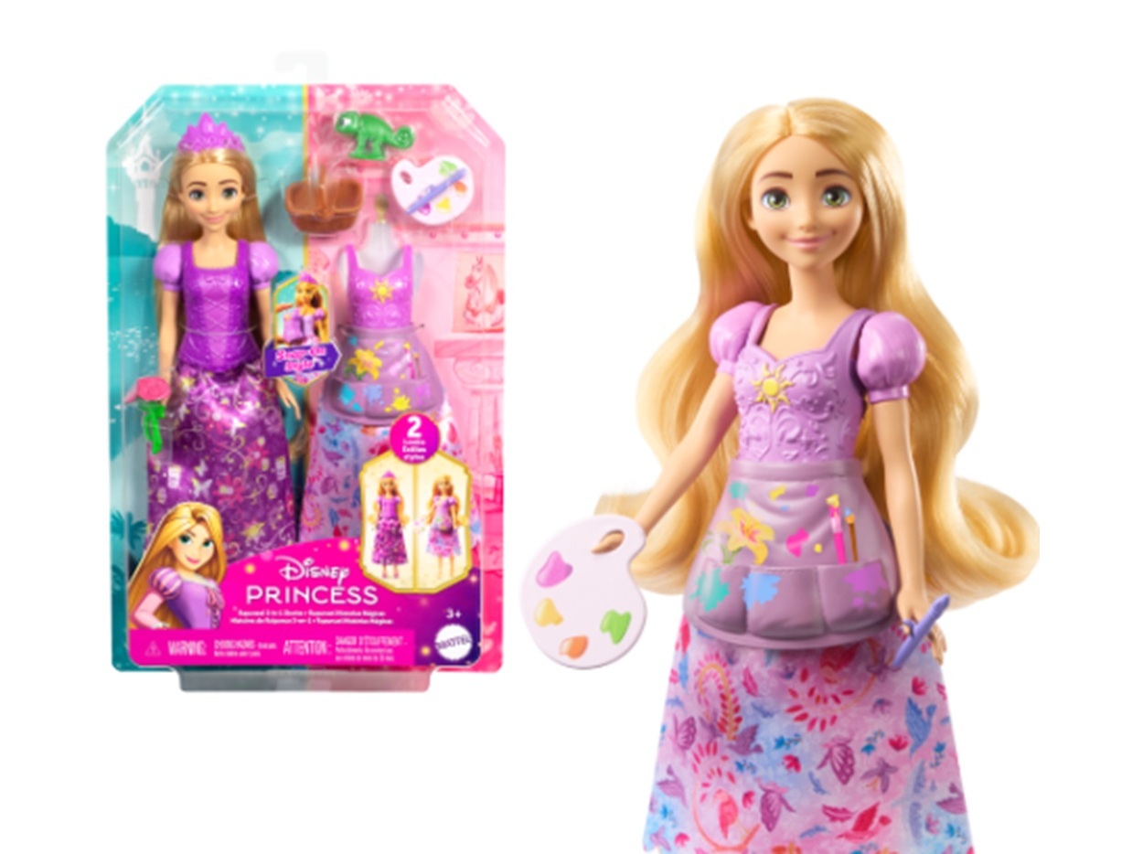 Rapunzel 2 Em 1 Princesas Disney