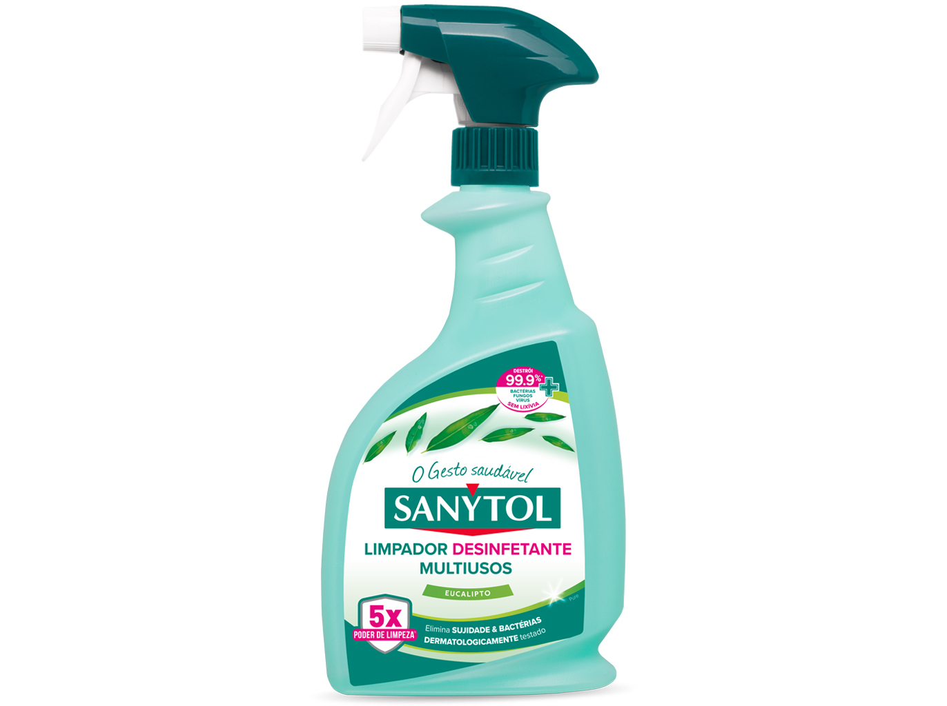 Limpador desinfetante multiusos eucalipto sanytol 750ml