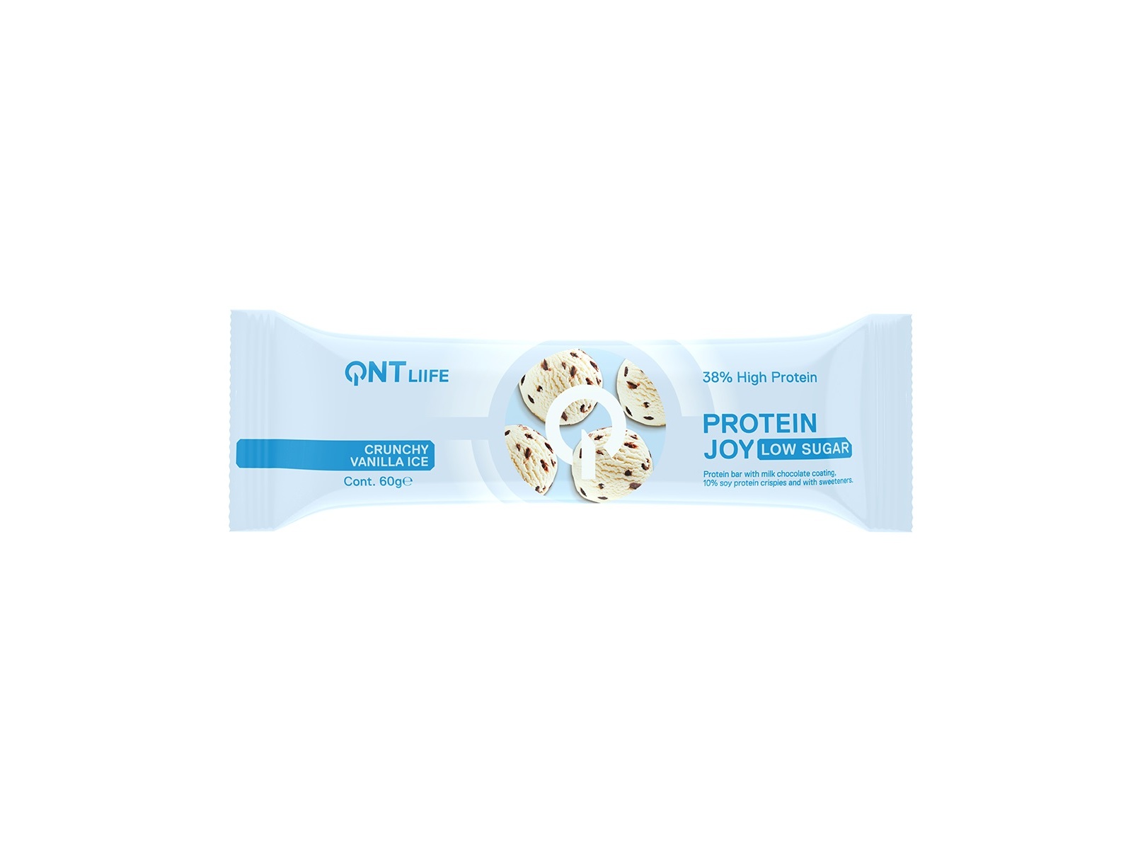 Barra proteãna low sugar qnt baunilha 60g