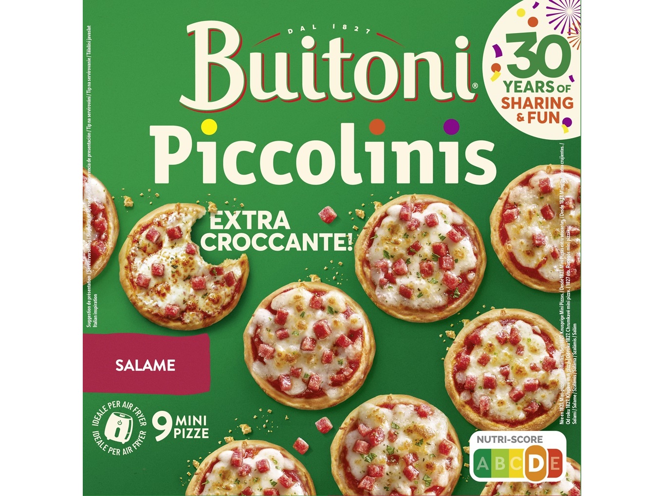 Mini pizzas buitoni piccolinis salame 270g