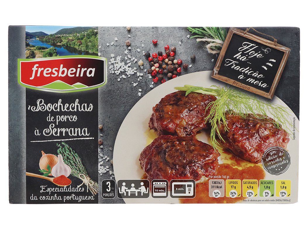 Bochechas Fresbeira 500 Gr (l) Fresbeira