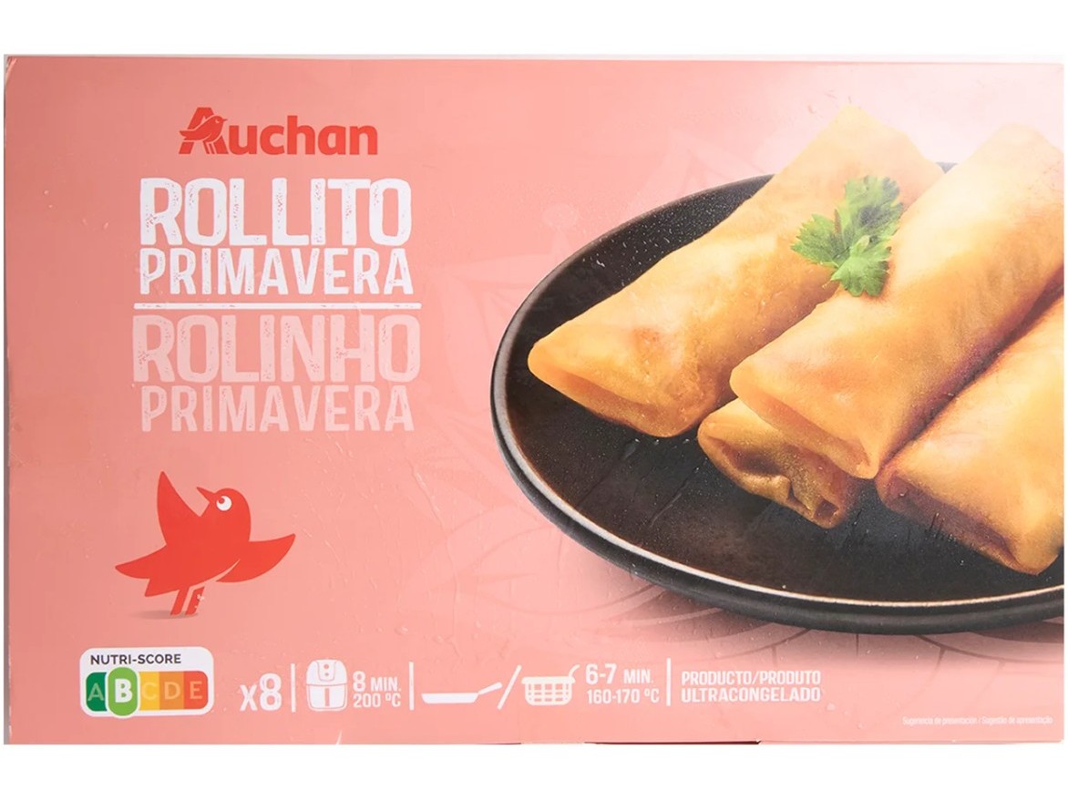 Rolinho Primavera Auchan Ultracongelado 8un 400g Auchan